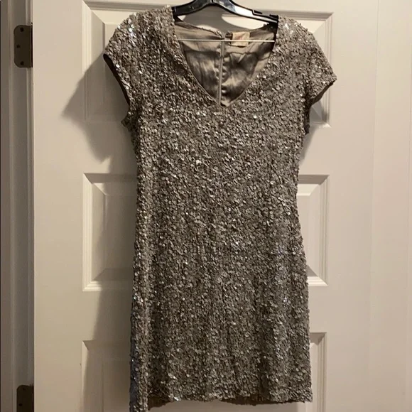 parker silver dress Parker | Dresses | Parker Beaded Sequin Dress